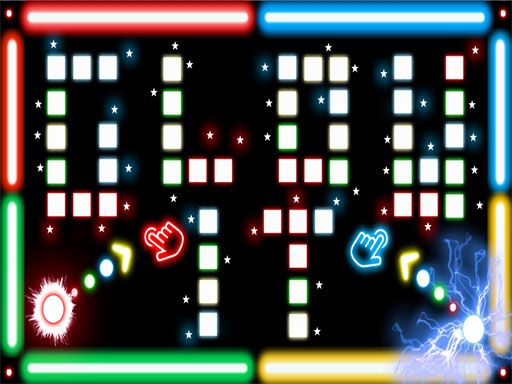 Glowit - Two Players - browser game screenshot