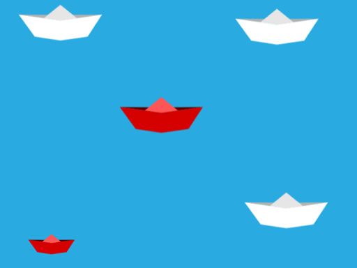 Catch Red Boats - browser game screenshot