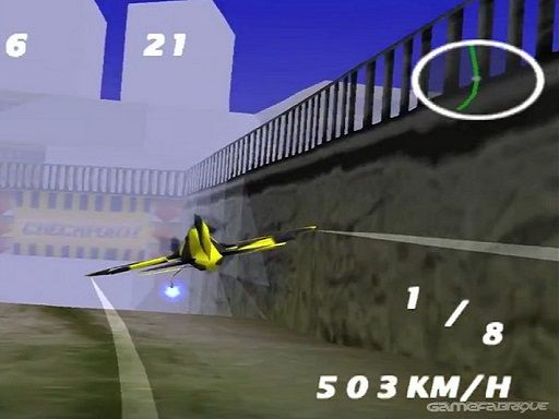 Airplane Racer Game - browser game screenshot