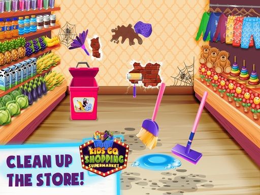 Kids Go Shopping - browser game screenshot
