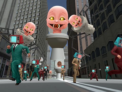 Skibidi Monster Toilet - browser game screenshot