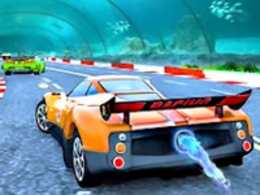 Underwater Car Racing Simulator 3D Game - browser game screenshot