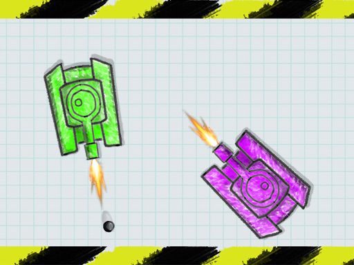 War Of Tanks : Paper Note - browser game screenshot