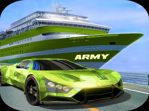 Army Truck Car Transport Game - browser game screenshot