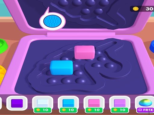 Pop Toys Maker Fidget DIY - browser game screenshot