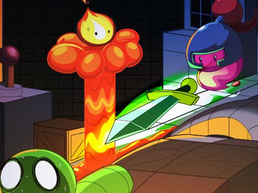 Slime Knight - browser game screenshot