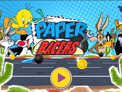 Paper Racers - browser game screenshot
