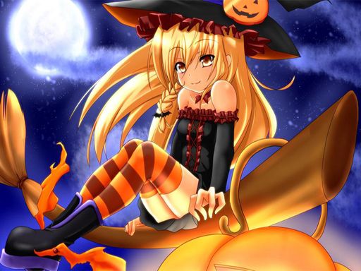 Anime Halloween Jigsaw Puzzle 2 - browser game screenshot