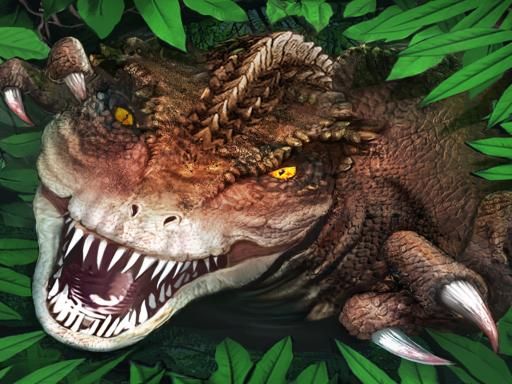 DINO WORLD - Jurassic dinosaur game - browser game screenshot