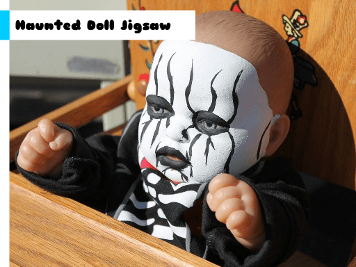 Haunted Doll Jigsaw - browser game screenshot