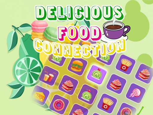 Delicious Food Connection - browser game screenshot