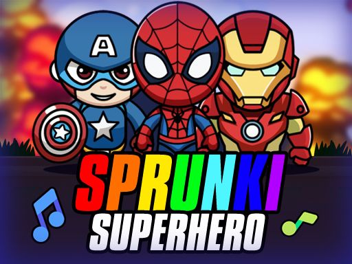 Sprunki SuperHero - browser game screenshot