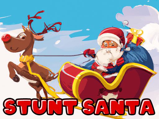 Stunt Santa - browser game screenshot