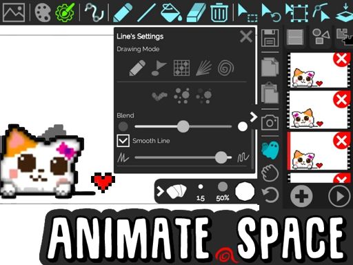 Animate.Space: Create Animated GIF! - browser game screenshot