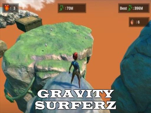 Gravity Surfer - browser game screenshot