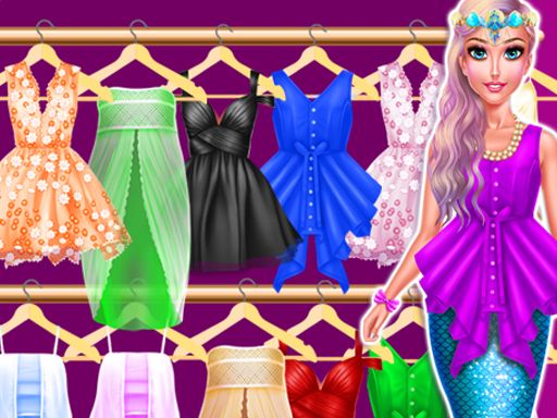 Amazing Mermaid Dress Up - browser game screenshot