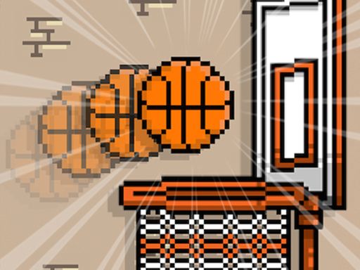 Retro Basketball - browser game screenshot