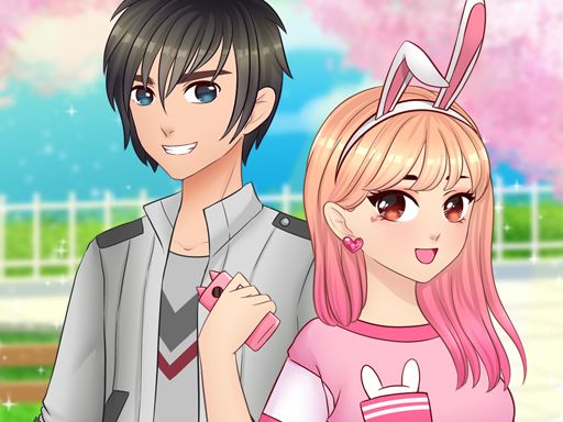 Anime Couples - browser game screenshot