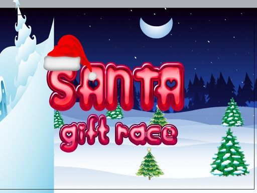 Santa Gift Bike Race - browser game screenshot