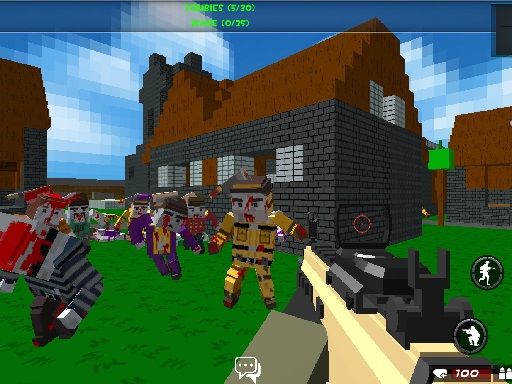 Best blocky Combat Arena 2020 - browser game screenshot