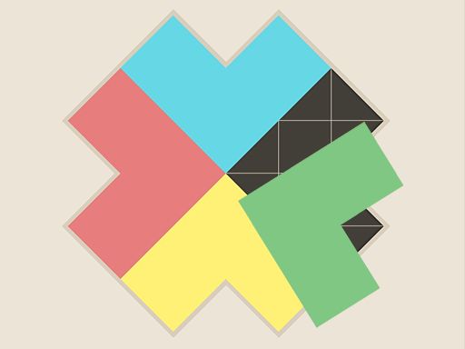 Tangram King - browser game screenshot