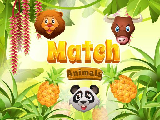 Match Animals  - browser game screenshot