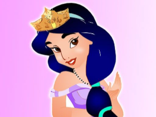 Princess Jasmine Dressup - browser game screenshot