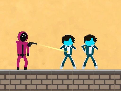 Squid Game 2D Shooting - browser game screenshot