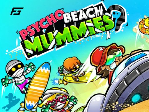 Psycho Beach Mummies - browser game screenshot