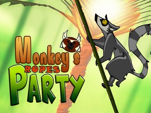 Monkeys ropes party - browser game screenshot