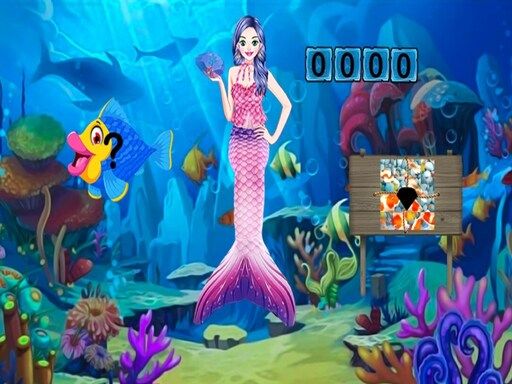 Find The Mermaid Stone - browser game screenshot