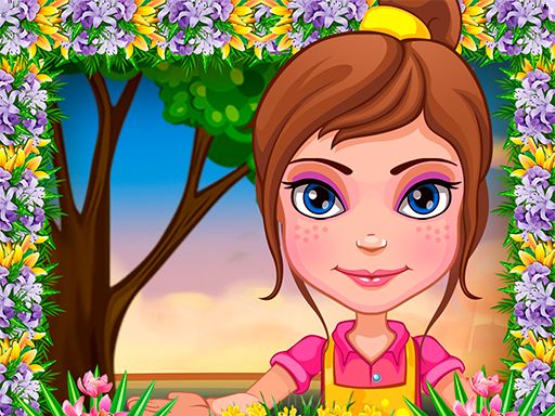 Garden Decoration Flower Decoration Garden Decoration Flower Decoration - browser game screenshot