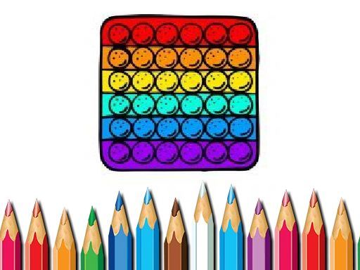 Pop It Coloring Book - browser game screenshot