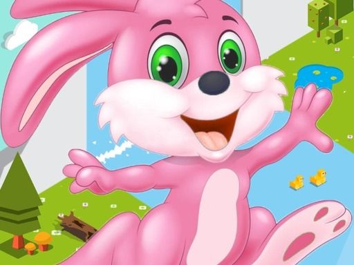Christmas Santa Bunny Run - browser game screenshot