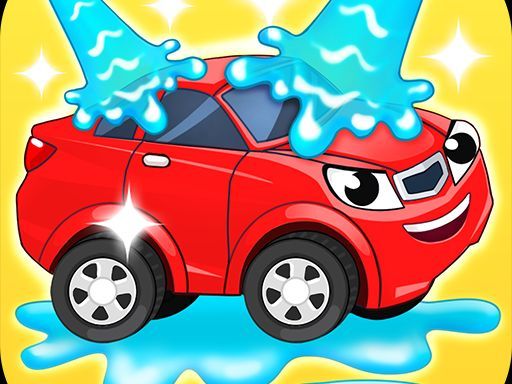 Car wash workshop station - browser game screenshot