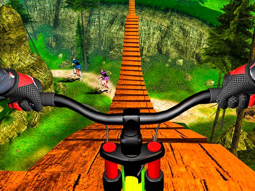 Offroad Cycle 3D Racing Simulator - browser game screenshot