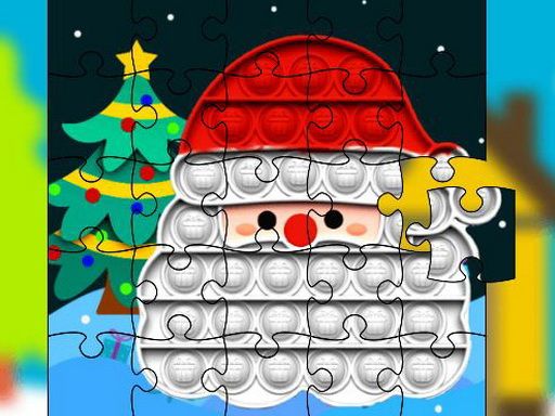 Christmas Pop It Jigsaw - browser game screenshot