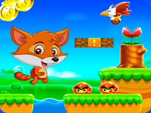 Super Fox World Jungle Adventure Run - browser game screenshot