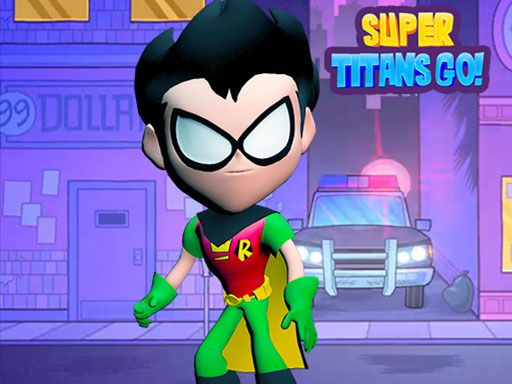 Titans Go Island Adventure - browser game screenshot
