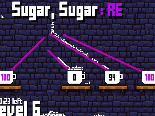Sugar Sugar RE Cups destiny - browser game screenshot