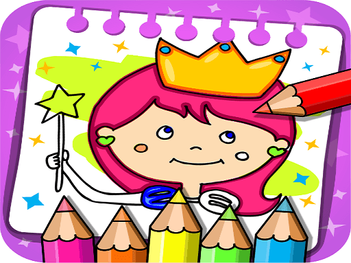 Glitter Fashion Beauty and makeup Coloring Book Fo - browser game screenshot