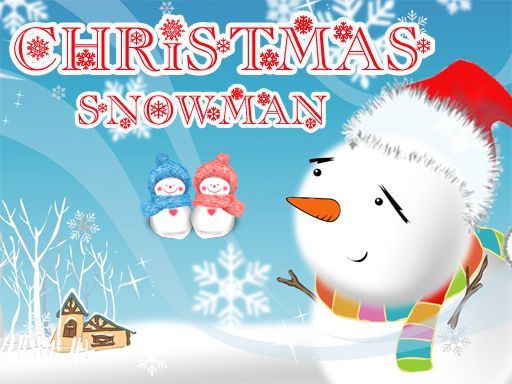 Christmas Snowman Puzzle - browser game screenshot