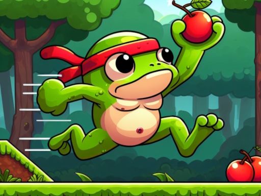 Super Frog Adventure - browser game screenshot