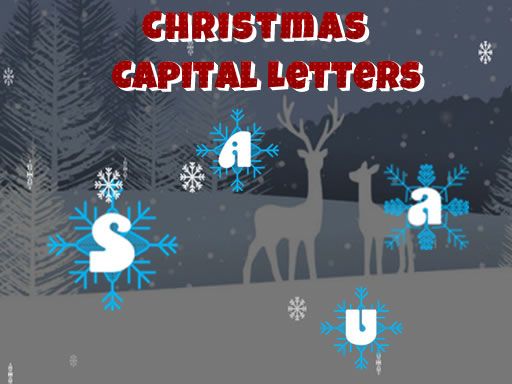 Christmas Capital Letters - browser game screenshot