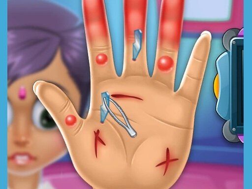 Hand Surgery Doctor Care Game! - browser game screenshot