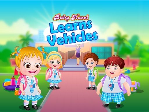 Baby Hazel Learns Vehicles - browser game screenshot
