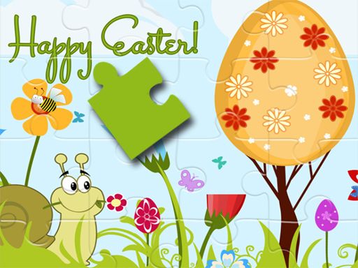 Happy Easter Puzzle - browser game screenshot