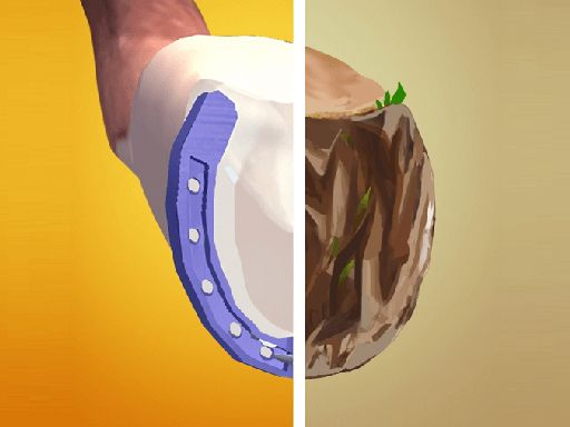 Horseshoeing - browser game screenshot