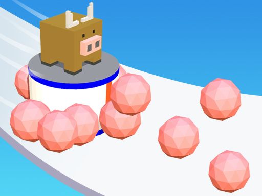 Sticky Ball Rush - browser game screenshot