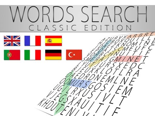 Words Search Classic Edition - browser game screenshot